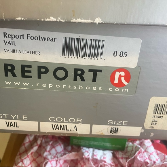 Report Vanilla Leather Faux Fur Cuff, Heeled Boots Sz. 8.5 - Picture 16 of 16